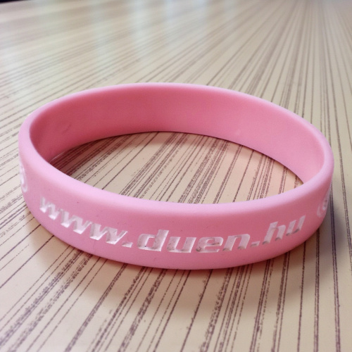 LADA FOREVER szilikon gyerek karkötő, rózsaszín